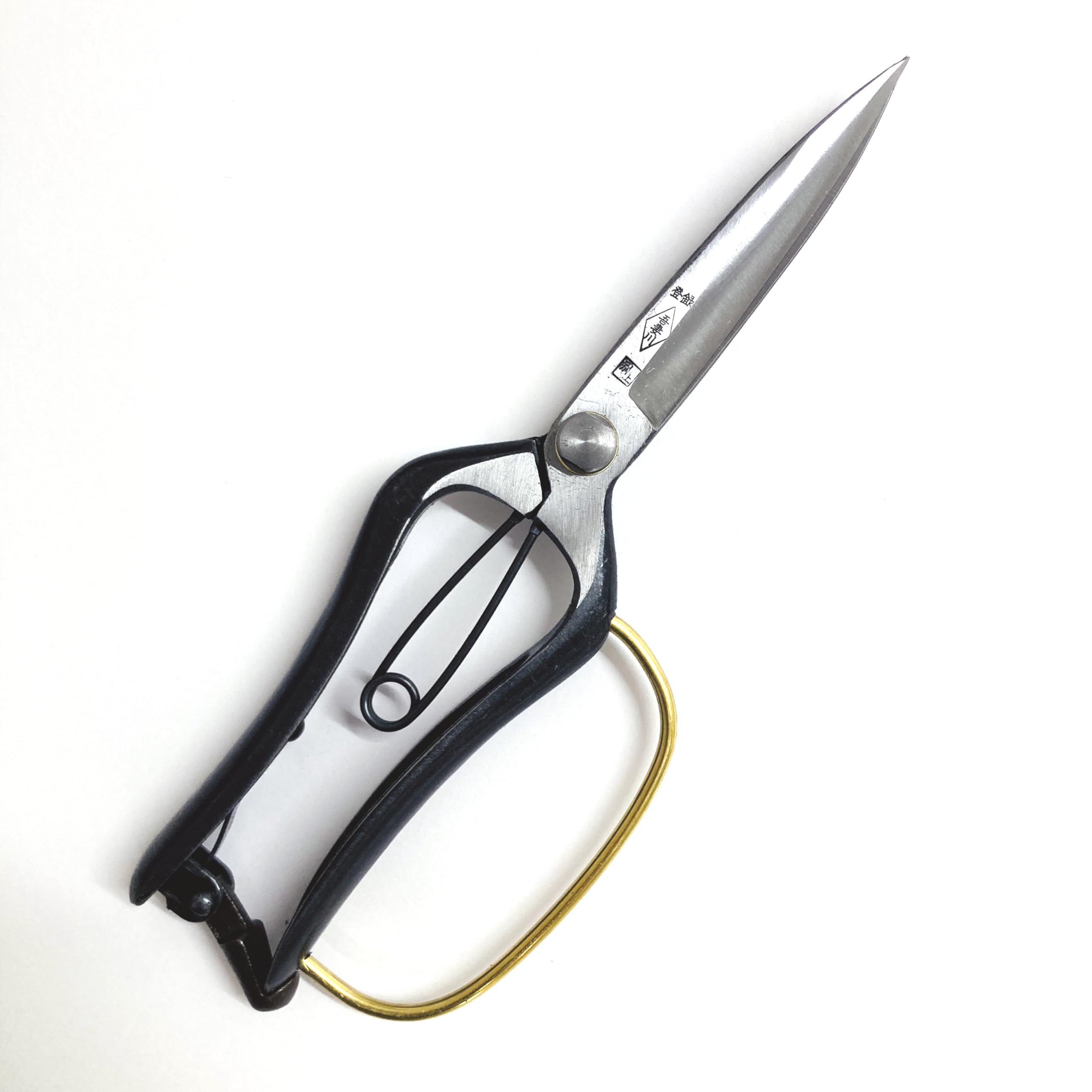 吾妻川 軽量 葉刈鋏 両刃 230mm ガード付 （裏スキ） 片手刈込 鋏根切鋏