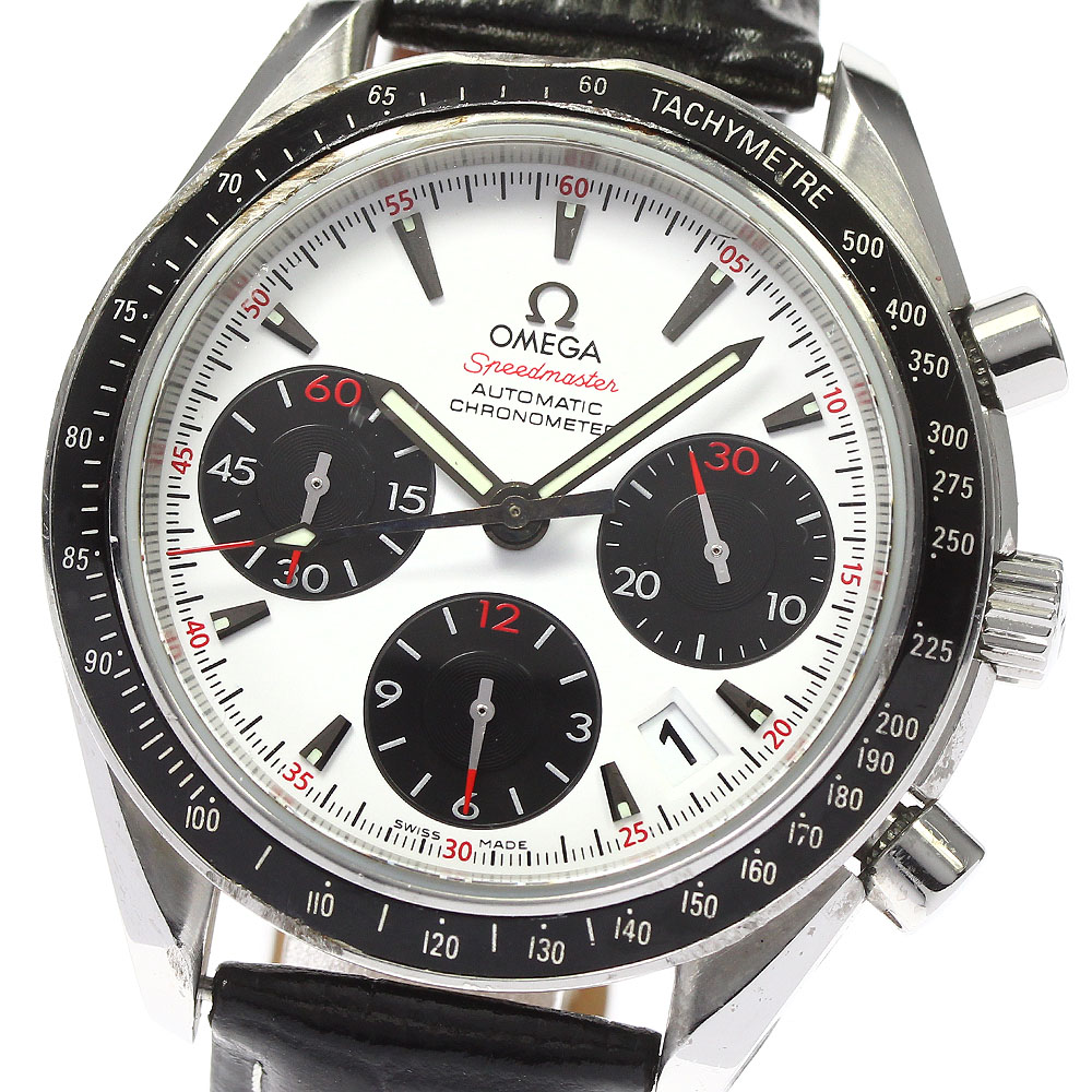 訳あり オメガ OMEGA 323.30.40.40.04.001 スピードマスター デイト クロノグラフ 自動巻き メンズ _738239【中古】