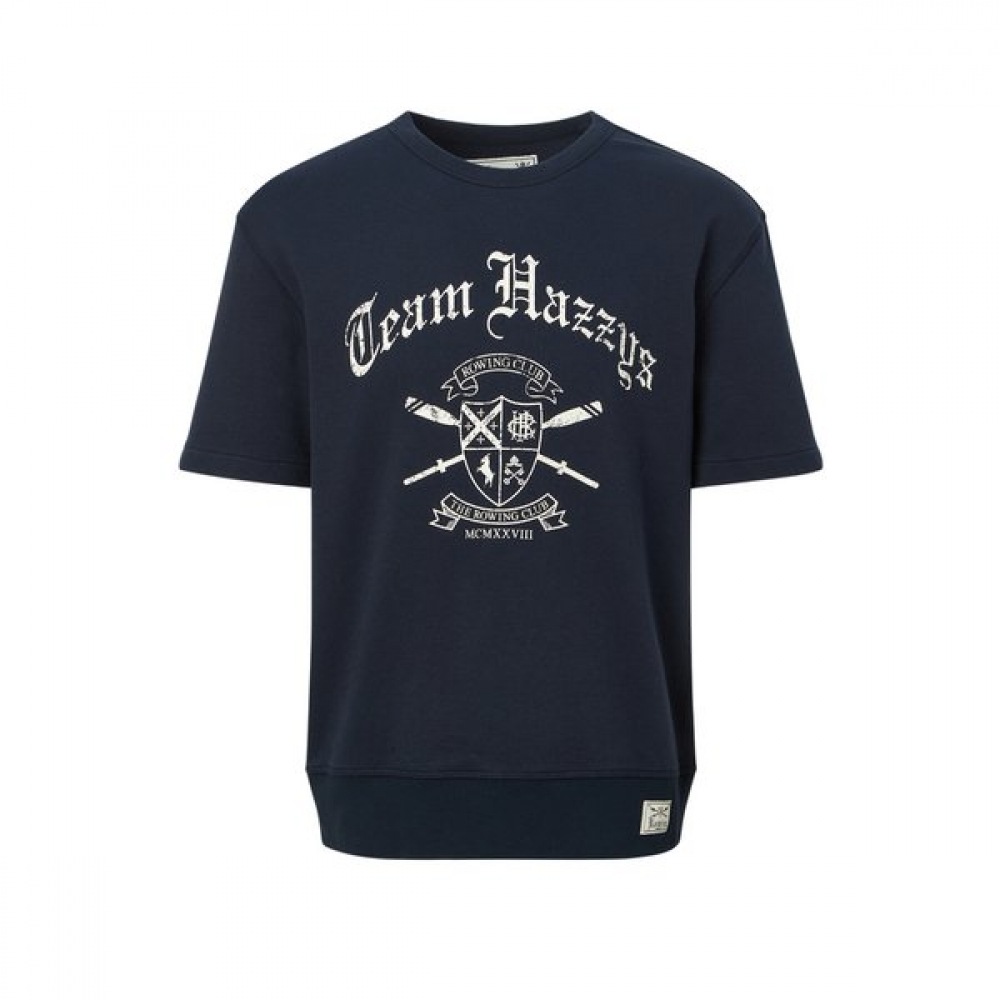 [25SS] [ローイングクラブ] グラフィックショートスリーブスウェットシャツHZTS5B056N2