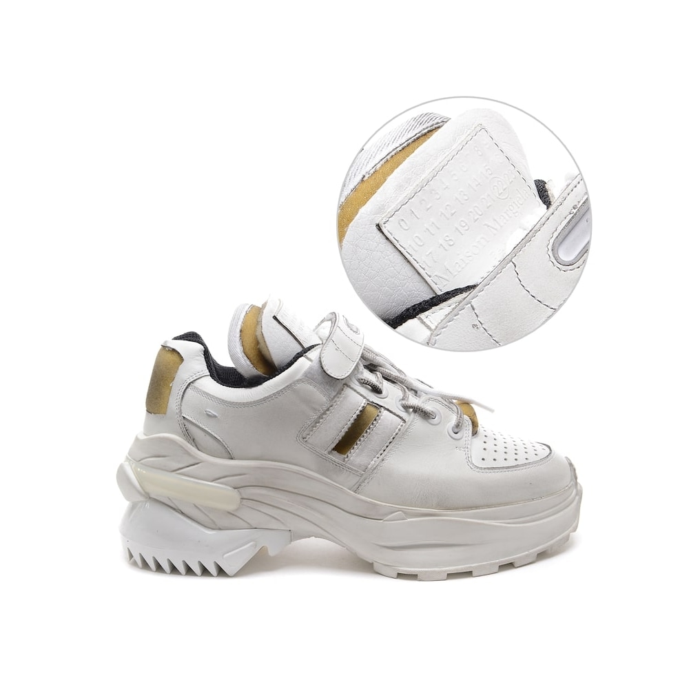 メゾンマルジェラ [メゾンマルジェラ] 19FW メンズレトロフィットアーティザナルスニーカー (S37WS0465_P2082_H1609_19F) PVOS37WS0465P2082H16091