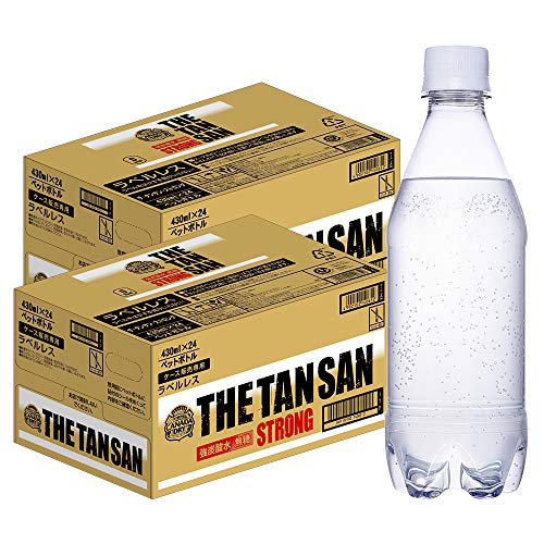 強炭酸コカコーラ カナダドライ ザタンサン ストロング ラベルレス 430ml 48本