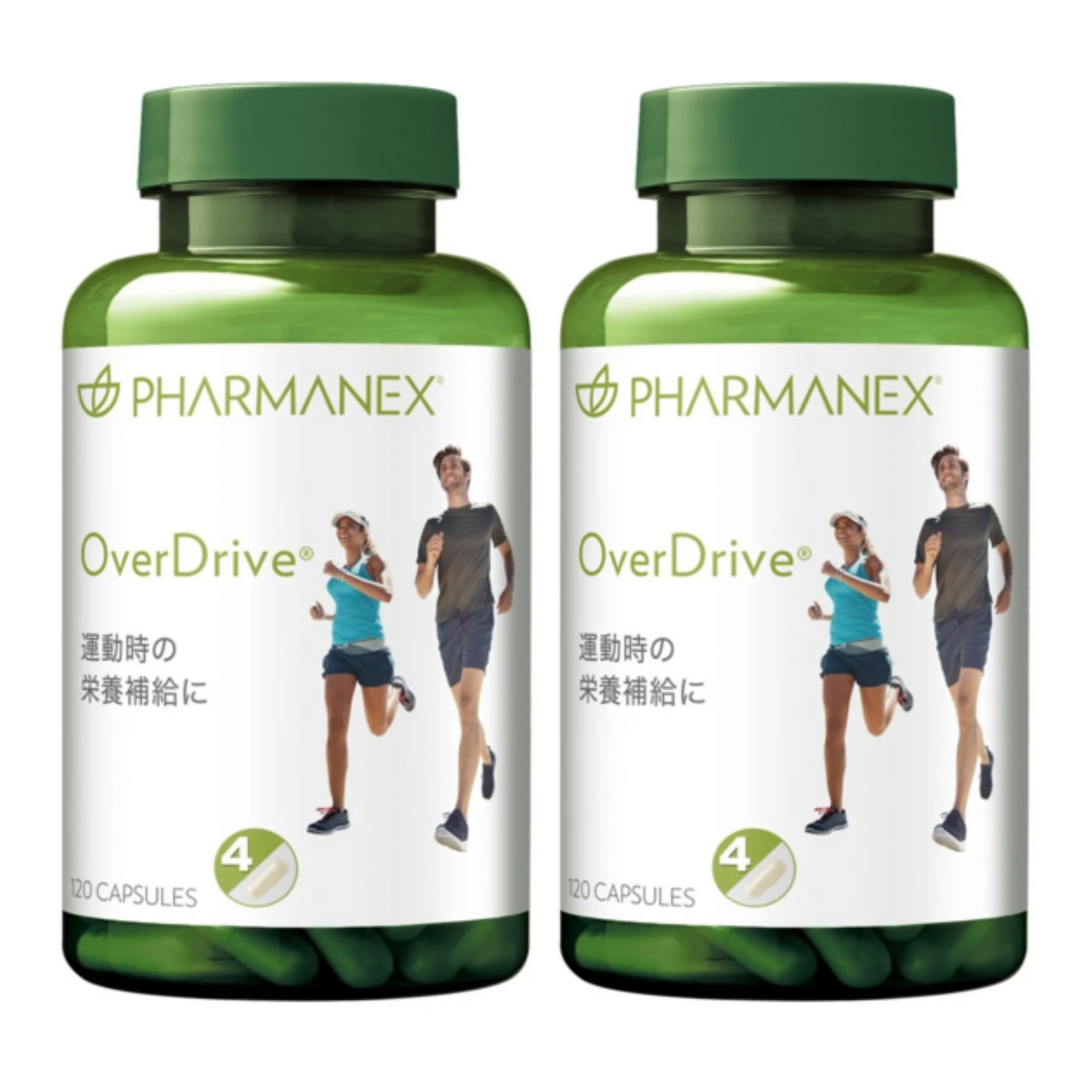 Nu Skin ニュースキン オーバードライブ 84.6g 120カプセル x2（60日分目安） 運動時のビタミン・ミネラル補給 パイナップル粉末・パパイヤ粉末・海水塩配合 アクティ