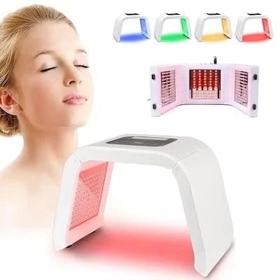 7色 オメガライト LED美顔器 光美容 シミ くすみ ニキビ対策 美肌 ハリ 弾力 コラーゲン 家庭用 LED美容マスク