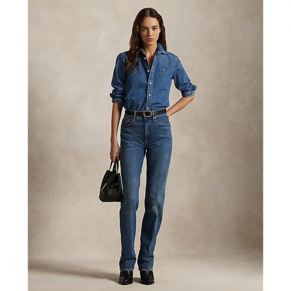 ポロラルフローレンレディースハイライズストレートジーンズ (WMPODNMNA020053400)