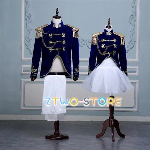 【S/M/L】演出服 王子様 ヨーロッパ風 復古風 男女 コスプレ衣装 ステージ衣装 セーラー服 写真撮影用 メンズ レディース 海軍礼服 クリスマス ハロウィン