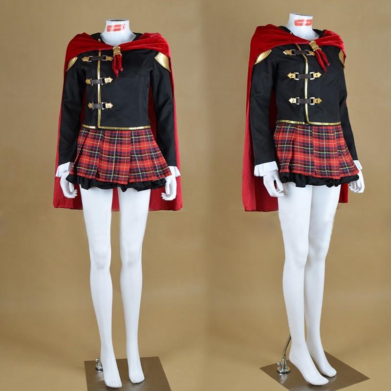 【一部分3日内出荷】Final Fantasy ファイナルファンタジー零式 レム・トキミヤ コスチューム コスプレ衣装