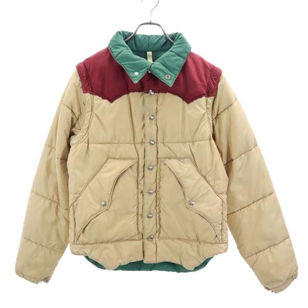 パウダーホーン 80s ヴィンテージ 2WAY 中綿ジャケット M ベージュ系 Powderhorn ベスト メンズ