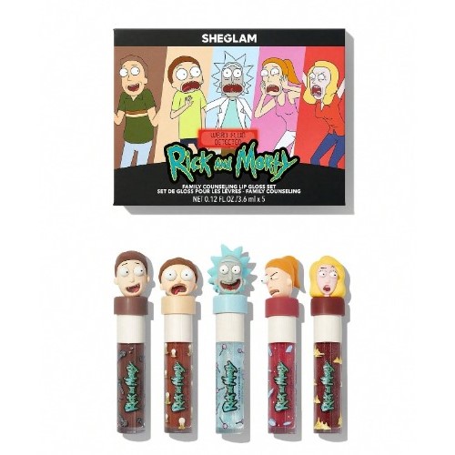 【Rick and Morty X SHEGLAM】 lip gloss set SH0106-5345