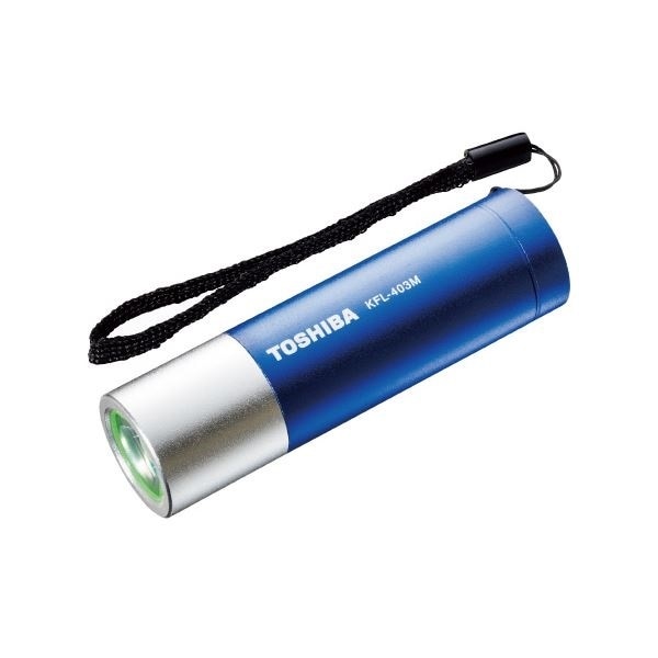 （まとめ）東芝 LEDミニカラ―ライト KFL-403M ブルー[x5セット]