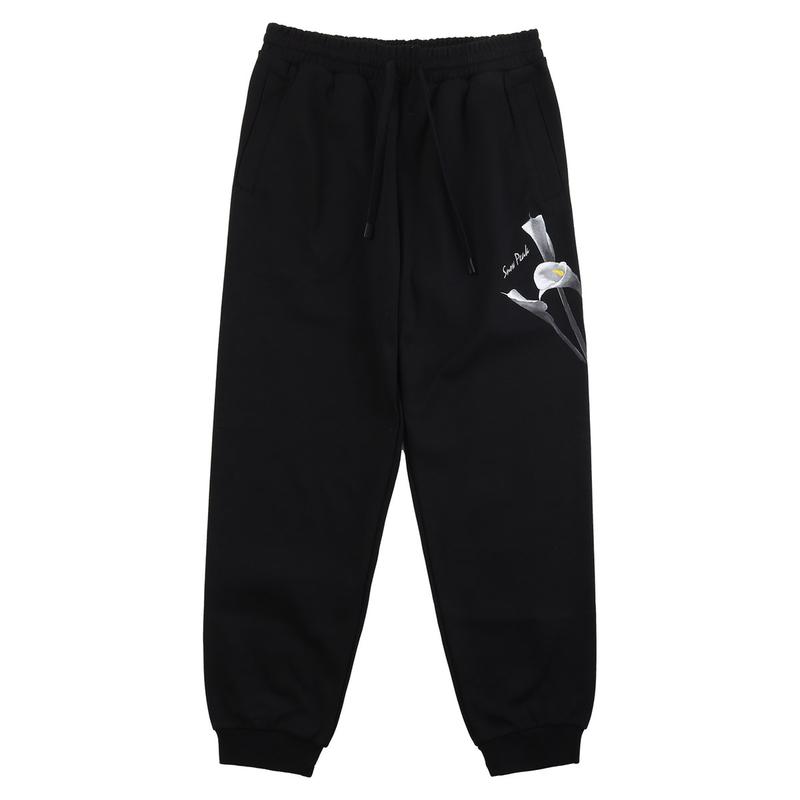 男性カラーグラフィックジョガーパンツS24FMFFP34 BK