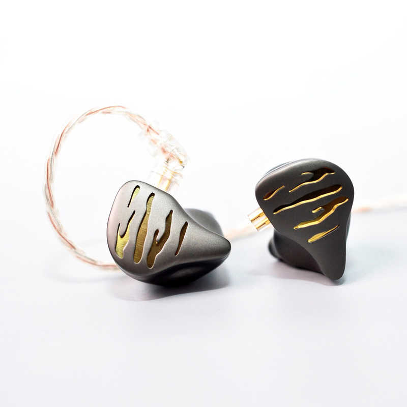 QDC　イヤホン カナル型 ダークグレー　QDC-TIGER-S