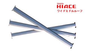 ハイエース キャリア TOYOTA トヨタ ワイドミドルルーフ　補助フレームセット シルバー　ベクタークラフト 26,980円