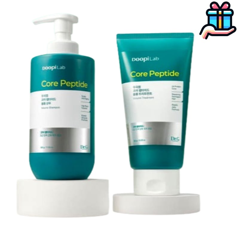 [韓国人気1+1] 頭皮ラップ コアペプチド シャンプー500g トリートメント300gセット 根元ボリューム100時間持続 韓国コスメ 脂性頭皮 水分絡み髪 頭皮ケア ヘアケアシャンプートリートメン