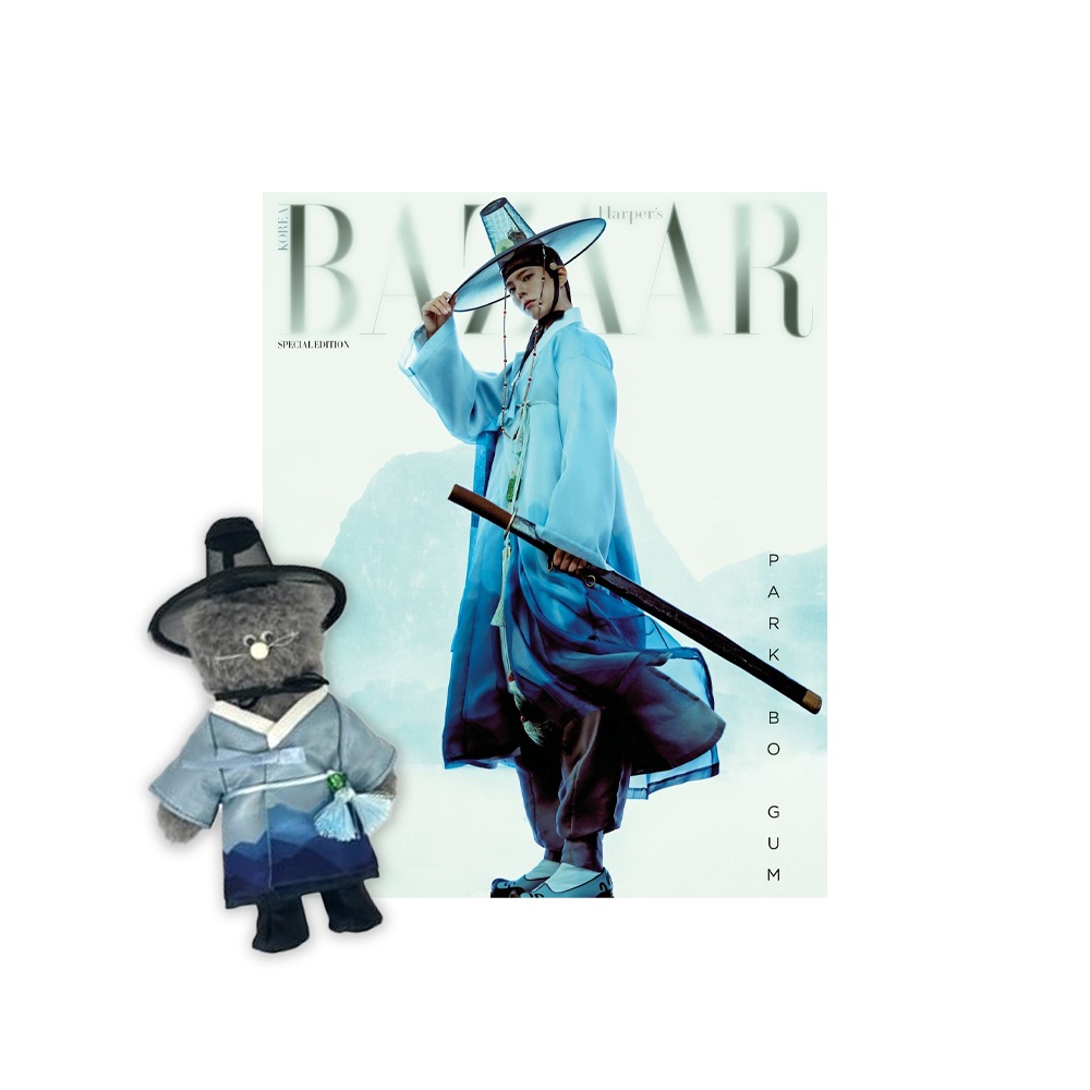 【日本語翻訳付】 HARPERS BAZAAR 2025 HANBOKWAVE Special Edition X MONAMHEE Keyring / Park Bo Gum MD