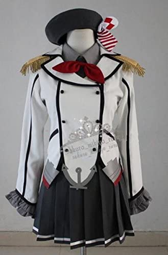【好評にて期間延長】 艦隊これくしょん 艦これ 鹿島 コスプレ衣装+手袋+靴下+腰飾 クリスマスハロウィン イベント仮装 コスチューム コスチューム 【好評にて期間延長】 艦隊これくしょん 艦これ 鹿島 コスプレ衣装+手袋+靴下+腰飾 クリスマスハロウィン イベント仮装 コスチューム コスチューム