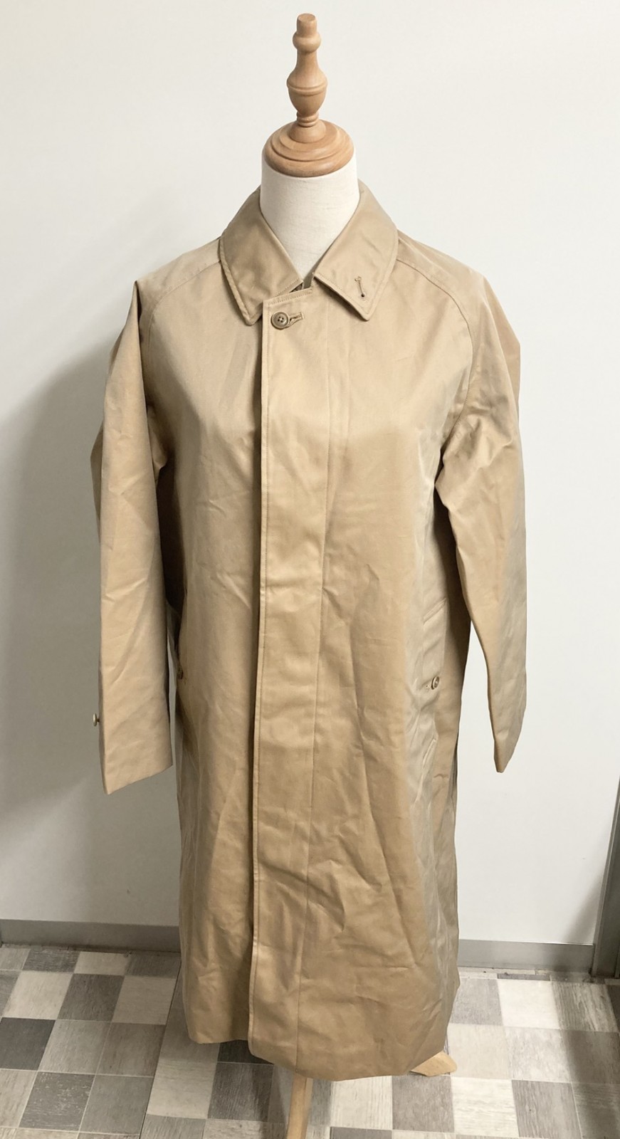 未使用展示品　NANAMICA　GORE-TEX　Balmacaan　Coat　ベージュ　バルマカーンコート　SUBF263　0