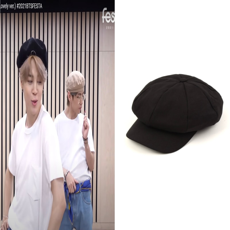 【BTS JIMIN,SUGA 着用】【ギフトプレゼント】ニュースボーイハット