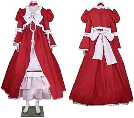黒執事 エリザベス ミッドフォード 赤い礼服ドレス コスプレ衣装