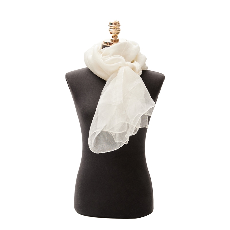 AS-1602 シルク ウール ワイド スカーフ 5,162円