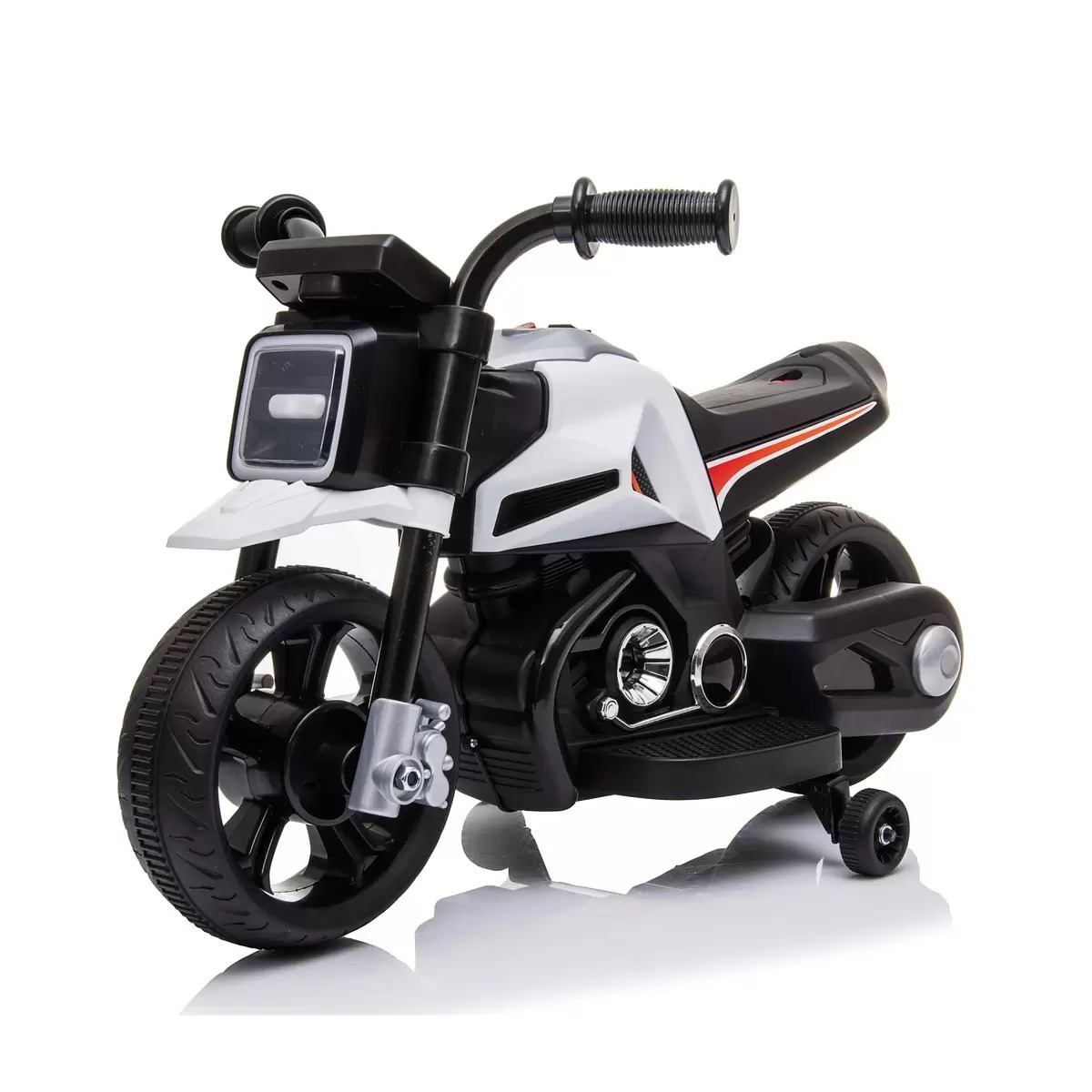 子ども用 電動乗用玩具 モタードバイク 前進 後退 補助輪付き 充電式乗り物おもちゃ 3歳以上 30kgまで エンジン音クラクション音 幼稚園児保育園 のりもの コストコ 直送品