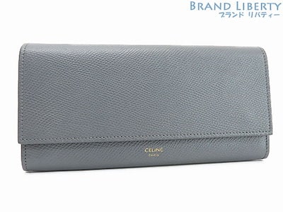 Qoo10] CELINE 外超美品セリーヌラージフラップウォレット
