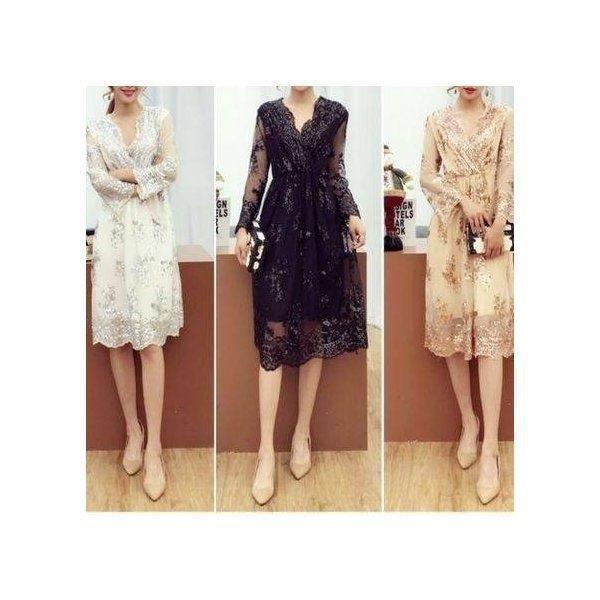 パーティードレスパーティードレス 20代 30代 40代 50代 結婚式 ワンピース 大きいサイズ 袖あり 膝丈 ミモレ丈 フォーマル ロングワンピース お呼ばれ ドレス 服装 女性 二次会