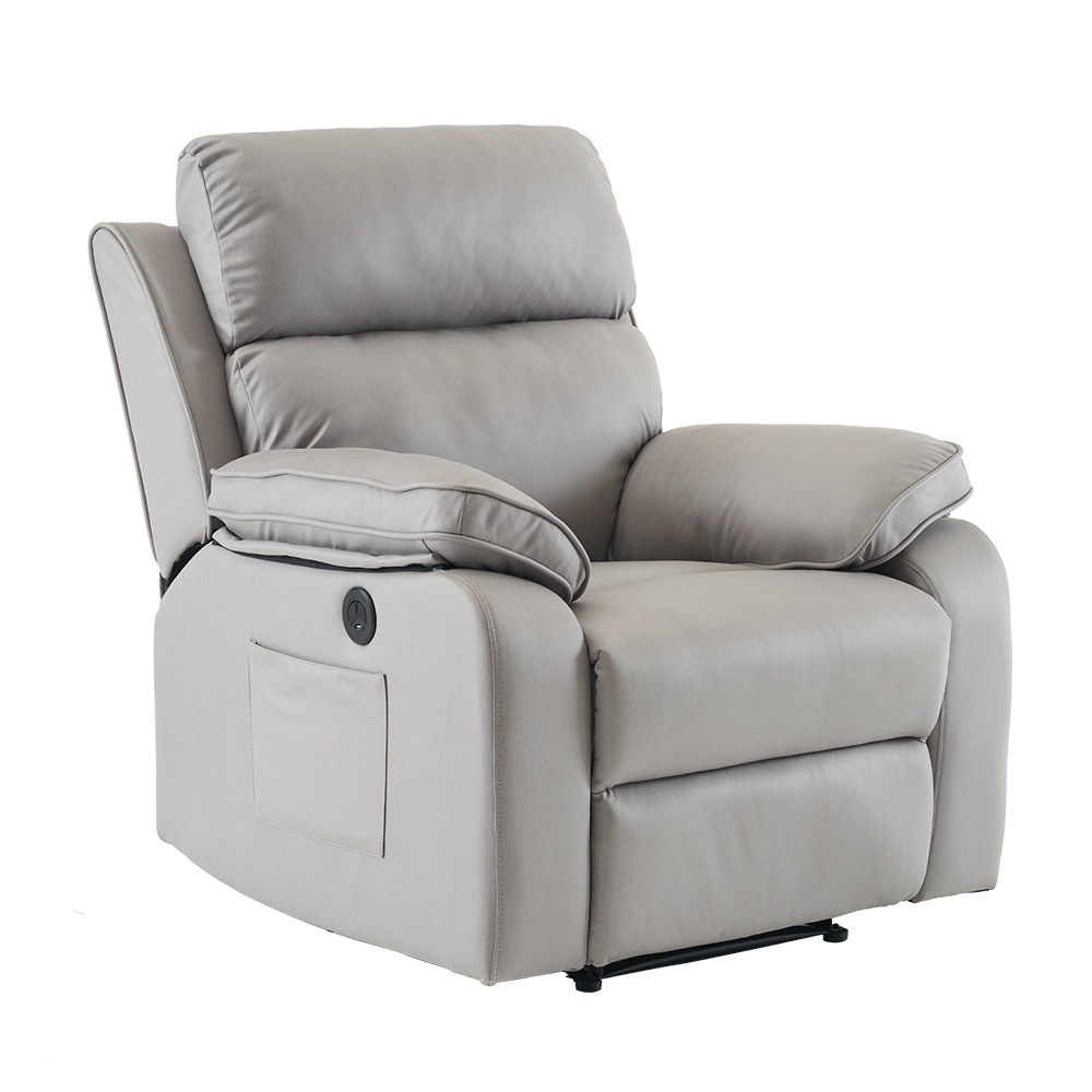 送料無料404リクライニングソファー 電動リクライニングソファ オットマン一体型 1人掛け USBポート付き 電動ソファ モーションソファー 耐圧分散 電動ソファー スマホ充電可 リクライニングチェア