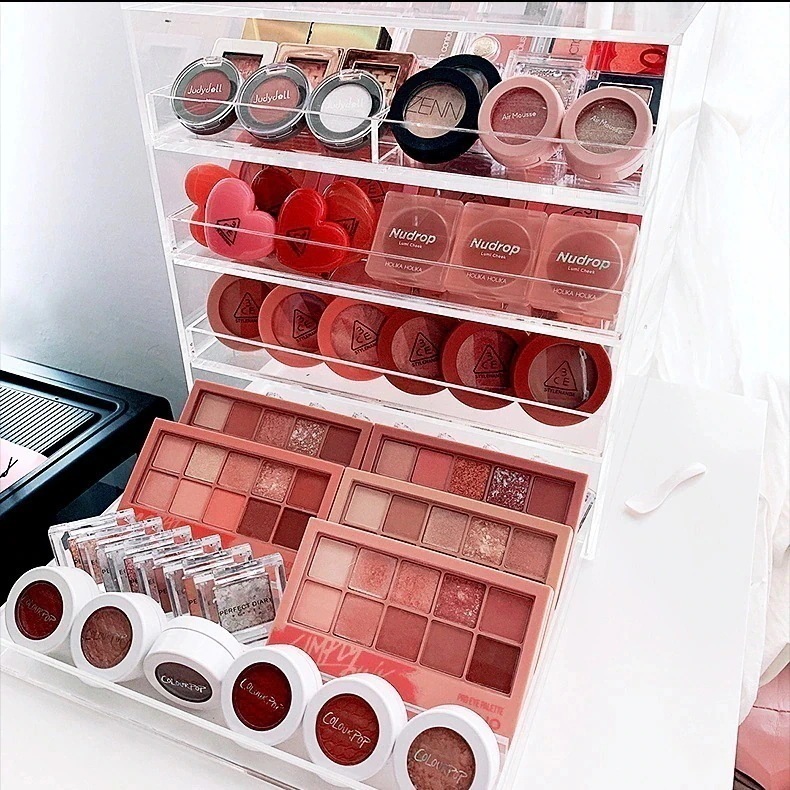 メガ割 コスメ収納 アクリル SNSの大人気 多機能 大容量 メイクボックス コスメボックス 化粧ボックス メイクケース メイク収納 化粧品 引き出し 韓国風 福袋