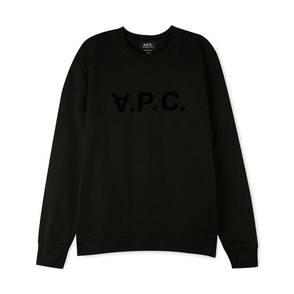 男性 VPC ビバ ロゴ ブラック スウェットシャツ COECQ H27378 LZZ