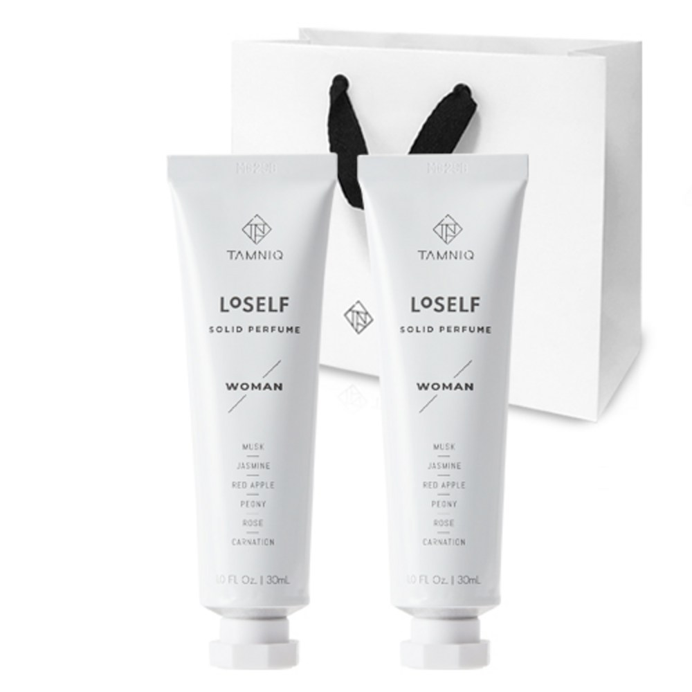 タンニクソリッドフレグランスソリッドパルファムウーマン+ウーマン+ショッピングバッグ