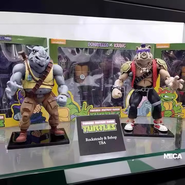 NECA 2017SDCC タートルズ ブルヘッド ピッグヘッド セット 可動