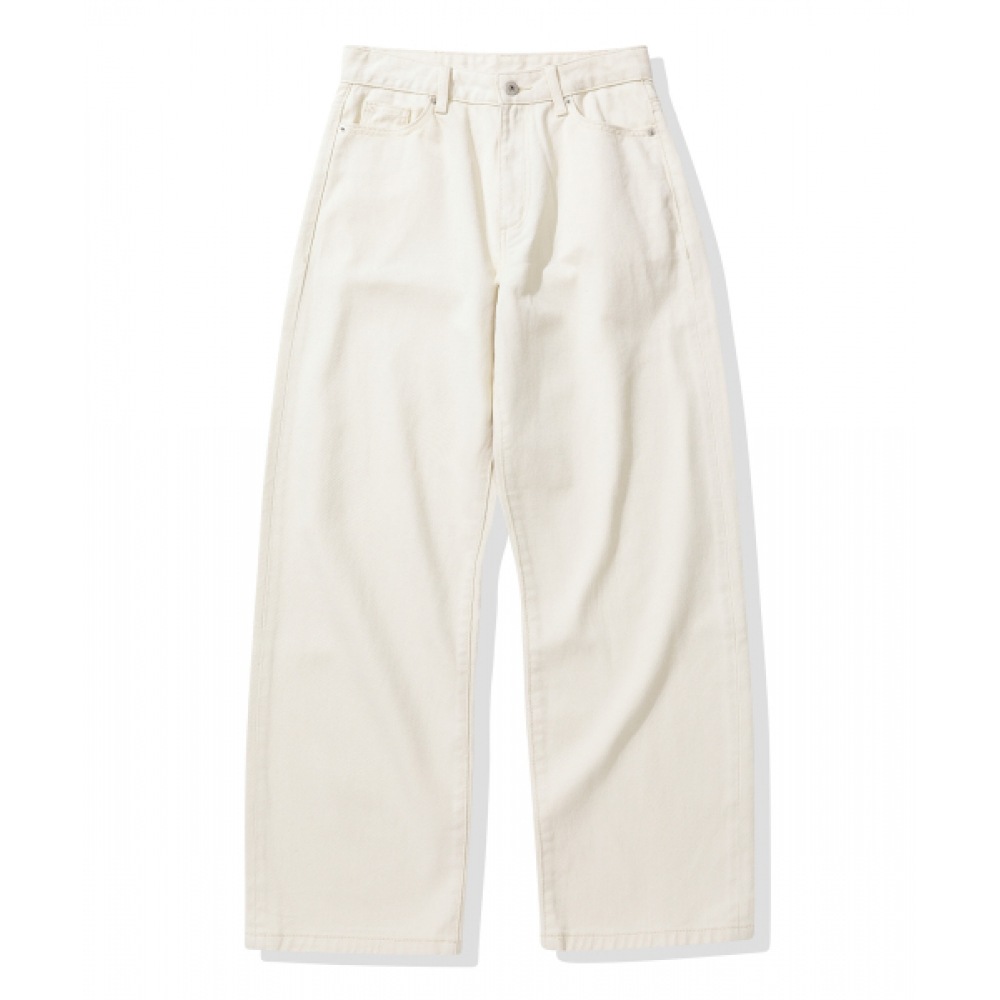 CODEGRAPHY ルーズストレートコットンパンツ_クリーム