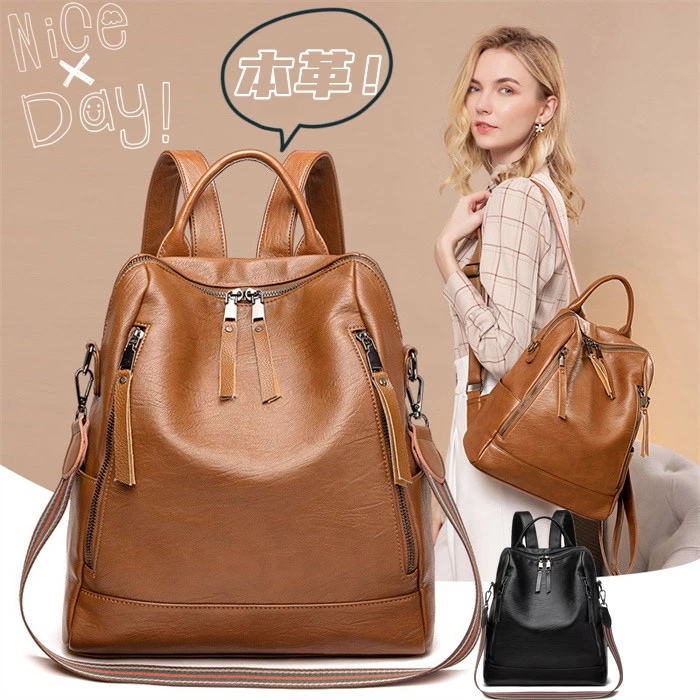 リュック レディース 大人 バックバッグ A4対応 本革 本革バッグ 旅行 学生 通勤バッグ 通勤 大人 斜めがけ 牛革 レザー 2wayバッグ 大容量 軽い 収納 通勤通学 年中 上品 オシャレ 定