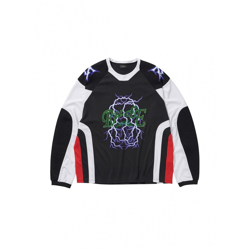 リベレコリアレーシングモトジャージーホワイト