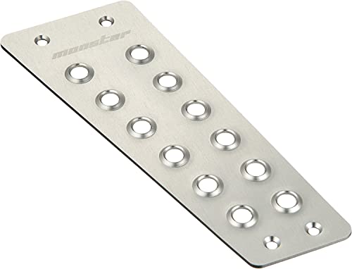 MONSTER SPORT フットレストカバー クリヤアルマイト/アルミフットレストカバー 滑り止め