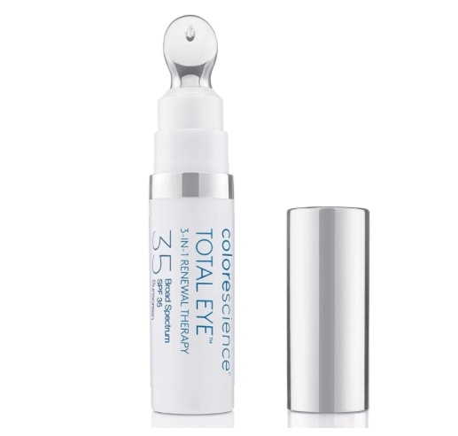 【Colorescience Total Eye 3-in-1 アンチエイジング リニューアル セラピー】10ml シワ & 目元のシミクマのカバー ミディアムカラー