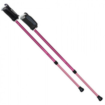 SINANO シナノ ウォーキングステッキ そふと安心2本杖 ピンク 650181