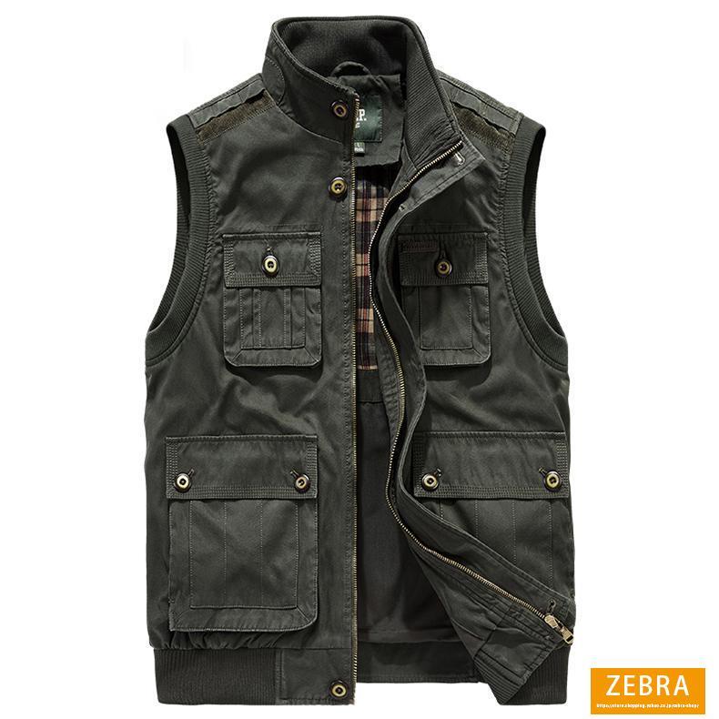 ベスト メンズ 袖なし 前開き 釣り 野外撮影 多機能 スポーツ 作業服 ポケット多い アウトドア ミリタリージャケット