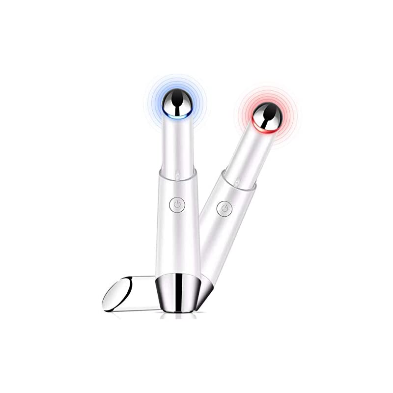 目元美顔器【目もと集中ケア】目元ケア 美顔器 温熱ケア イオン誘導 微振動 3種類モード 超軽量