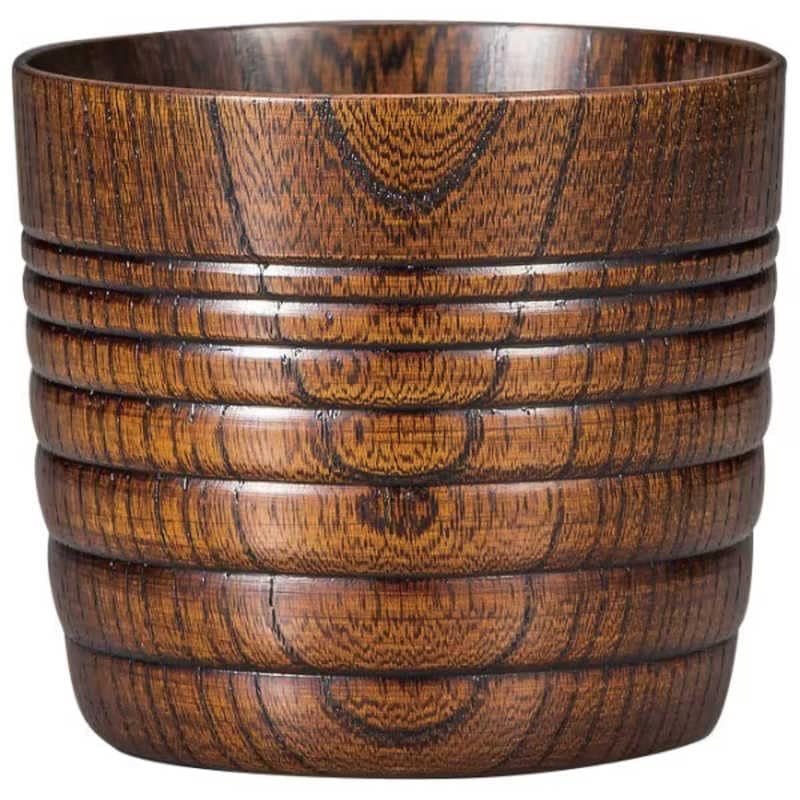 まえじゅう漆器　MORI そば猪口(拭漆)　6K135