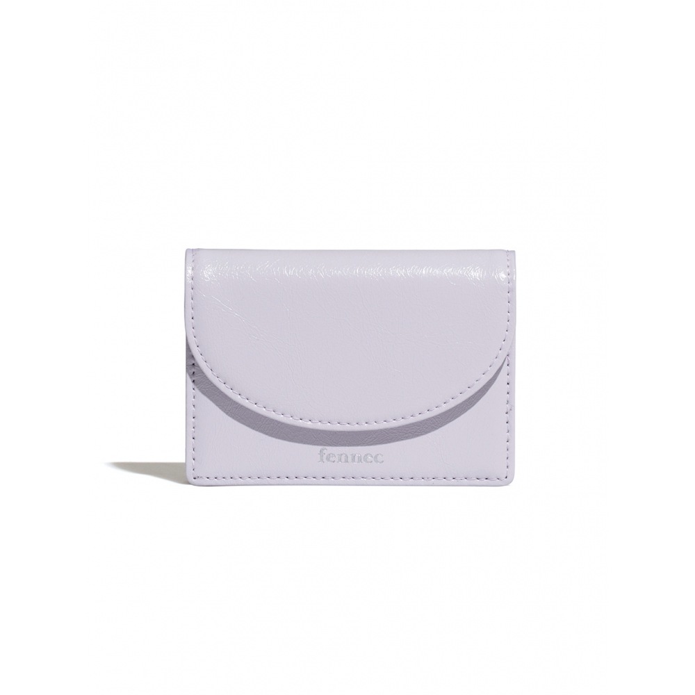 フェネッククリンクルハーフムーンアコーディオンポケットフォグラベンダー