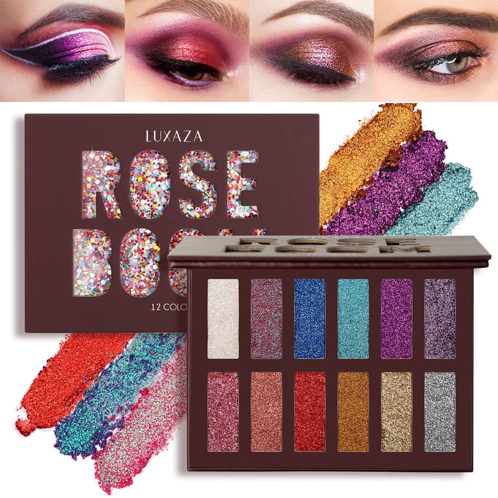 [米国産Eyeshadow] [米国無料直送][米国現地売り場版] LUXAZA グリッターアイシャ