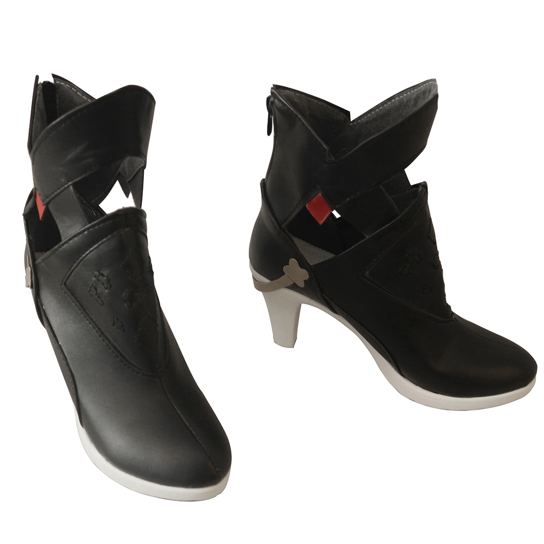 フカ 玄衣素裳 崩壊学園 崩壊3rd コスプレ 靴 ブーツ コスプレ靴 コスプレブーツ カスタマイズ可能 0910064