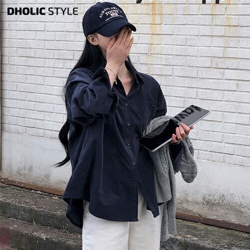 [メガ割りSALE]ルーズフィットコーデュロイシャツ・p620691