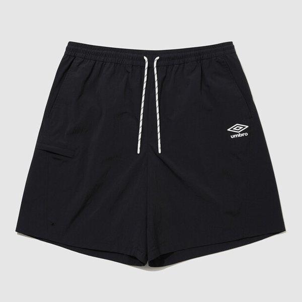 ダイヤモンドエスケープナイロンスパン4.5部丈ショートパンツ BLACK UR213CHP52 BLK0