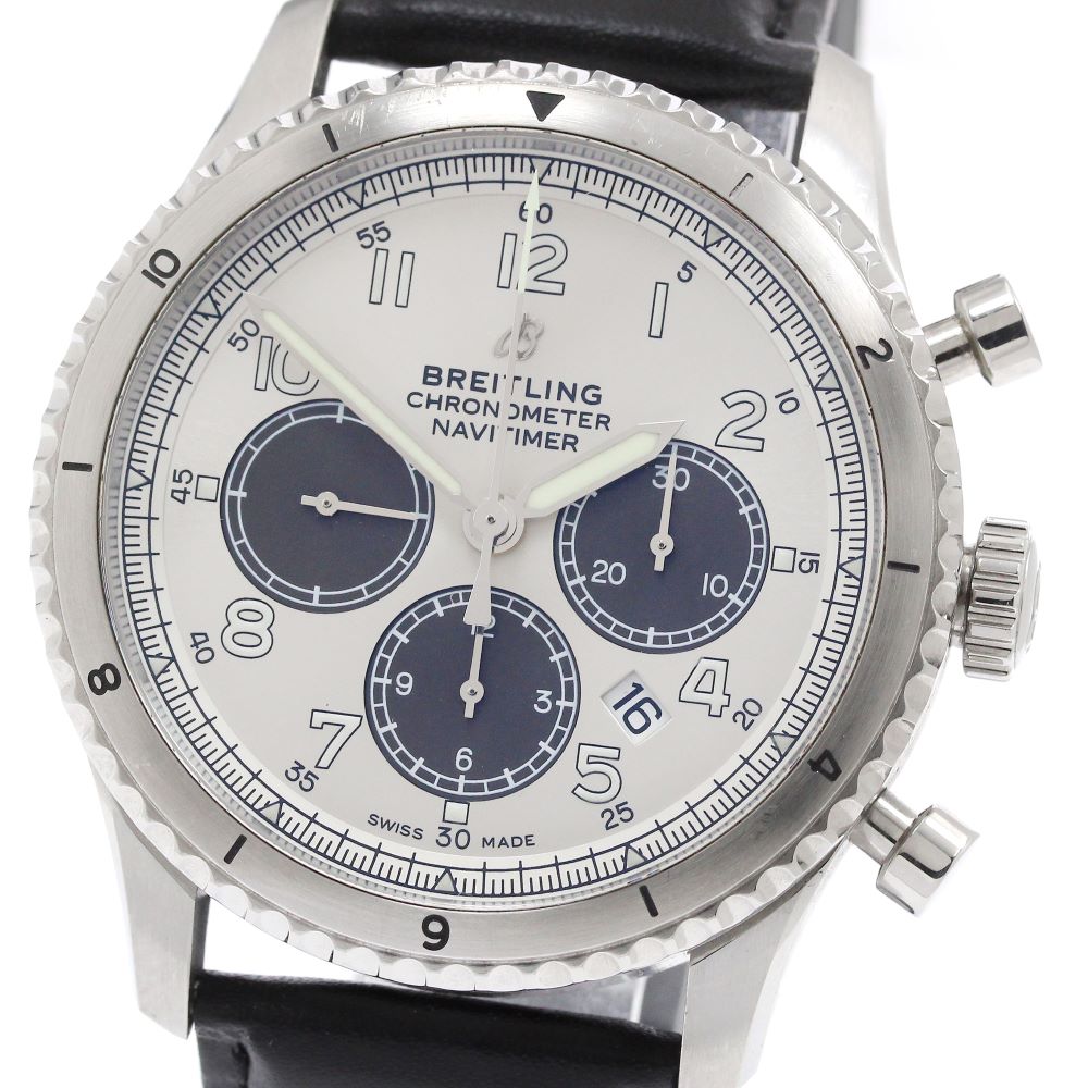 ブライトリング BREITLING AB0117 ナビタイマー8 クロノグラフ デイト 自動巻き メンズ 箱・保証書付き_870510【中古】