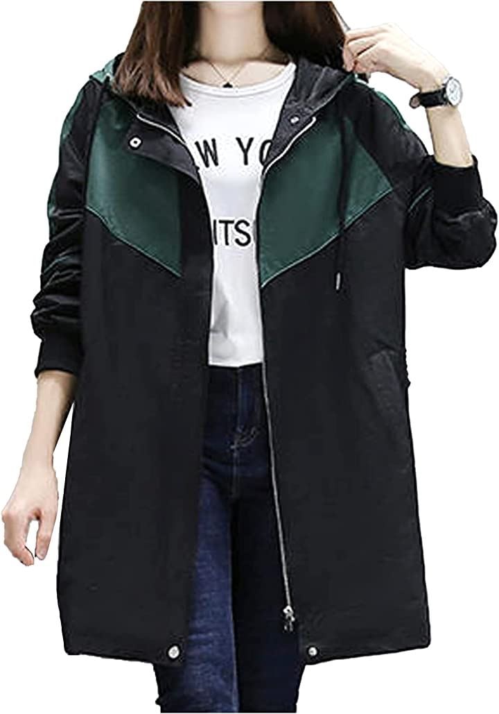 マウンテンパーカー レディース ロング アウター スポーツ(グリーン, M)