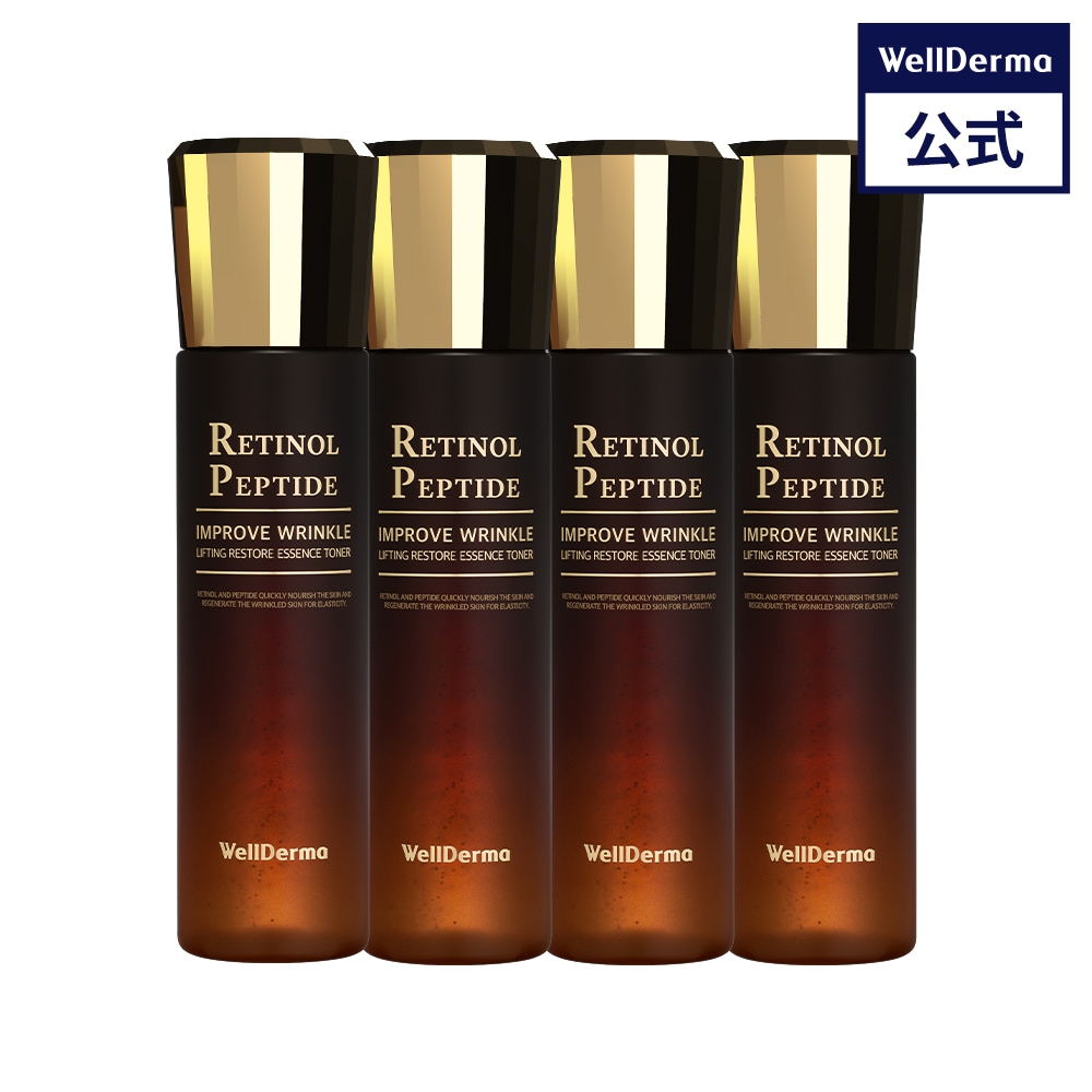 【4個セット】レチノールペプチドリフティングリストアトナー150ml【レチノール, ペプチド, ヒアルロン酸, コラーゲン, ナイアシンアミド, アミノ酸, アデノシン, パンテノール】