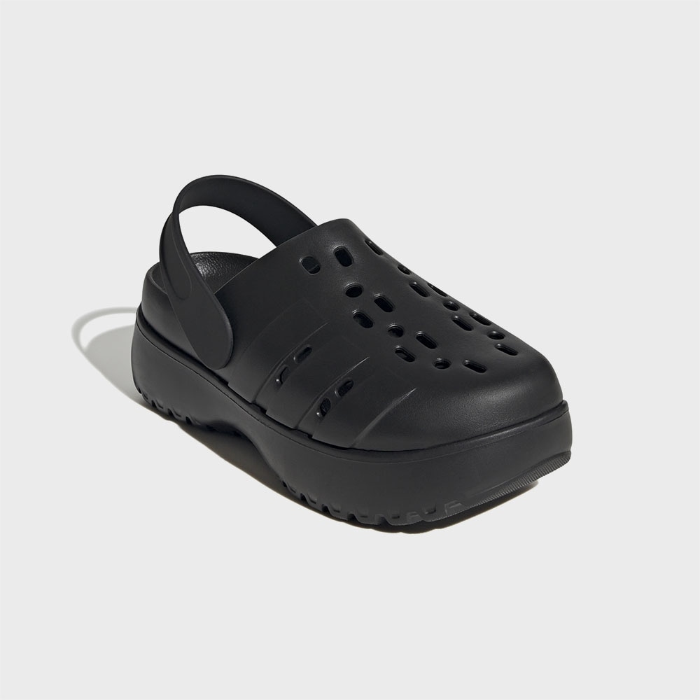 アディダスアディレットプラットフォームクロッグ-コアブラック/JP9577