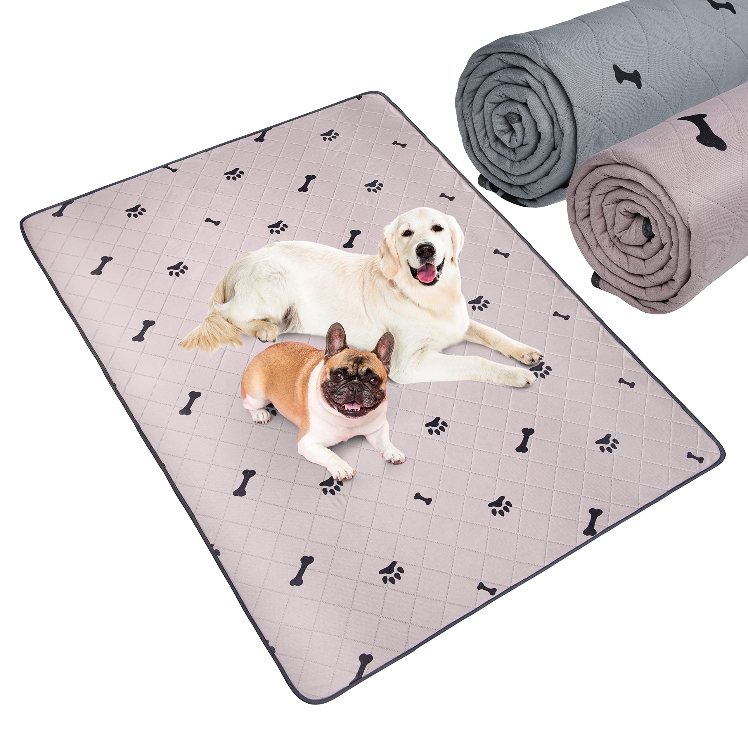 2枚セット】洗えるペットシーツ ペットマット ペット用おしっこマット ペット洗えるマット 四重構造 漏れにくさ 噛み耐性 速乾 消護 超吸収 再利用可能な犬 猫 の洗えるペットシーツ トイレ トレーニ